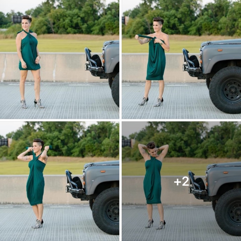 Morph clothing versatile teal dress - Picture 6 of 6